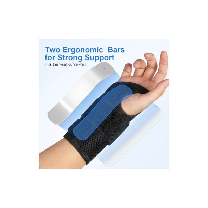 Beugo Carpal Tunnel Wrist Support Brace, Hand Support (Left Hand)