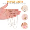YBEATY 40 Pack Necklace Chains Bulk Gold and Silver Plated