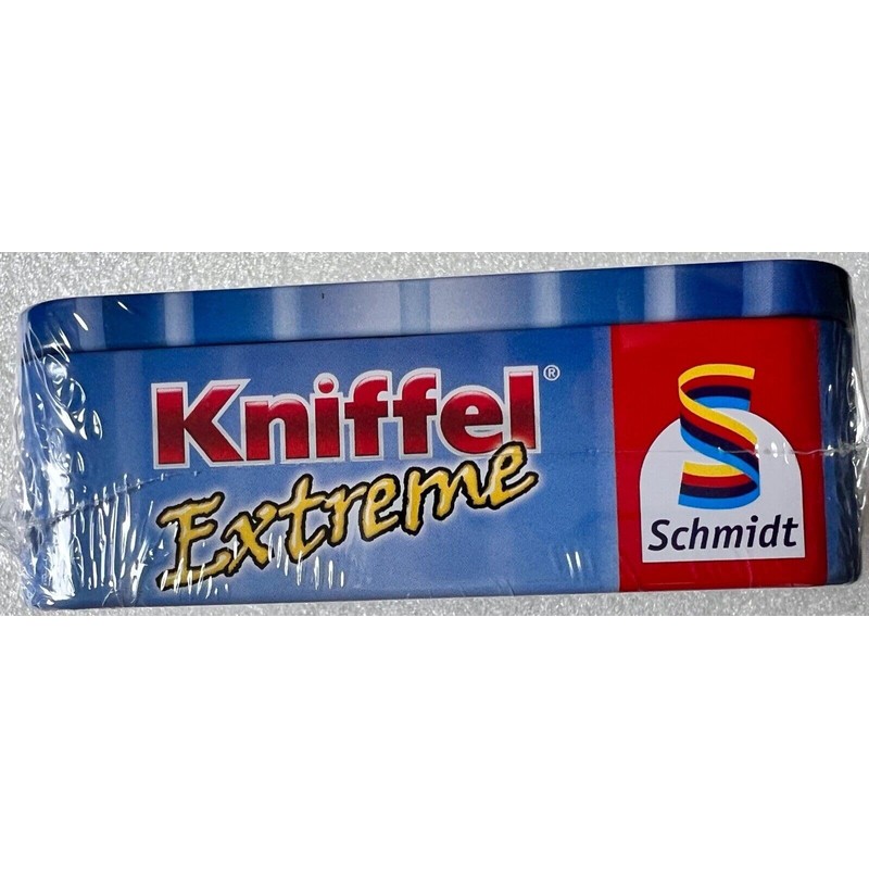 Schmidt Spiele 51296 Kniffel Extreme Travel Game in Metal Tin