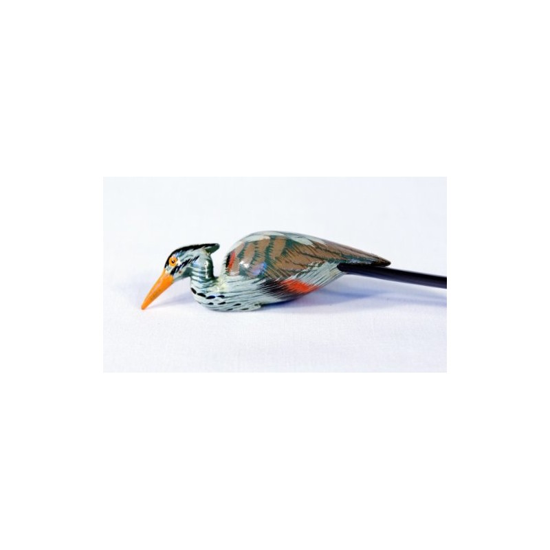 Hand Painted Blue Heron Bird Letter Opener