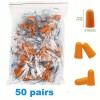 Unbranded 50pairs Anti-Noise Foam Ear Plugs - Perfect For Sleeping,