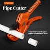 63mm Opening Gas Water Pipe Cutter Portable PVC PPR Cutting