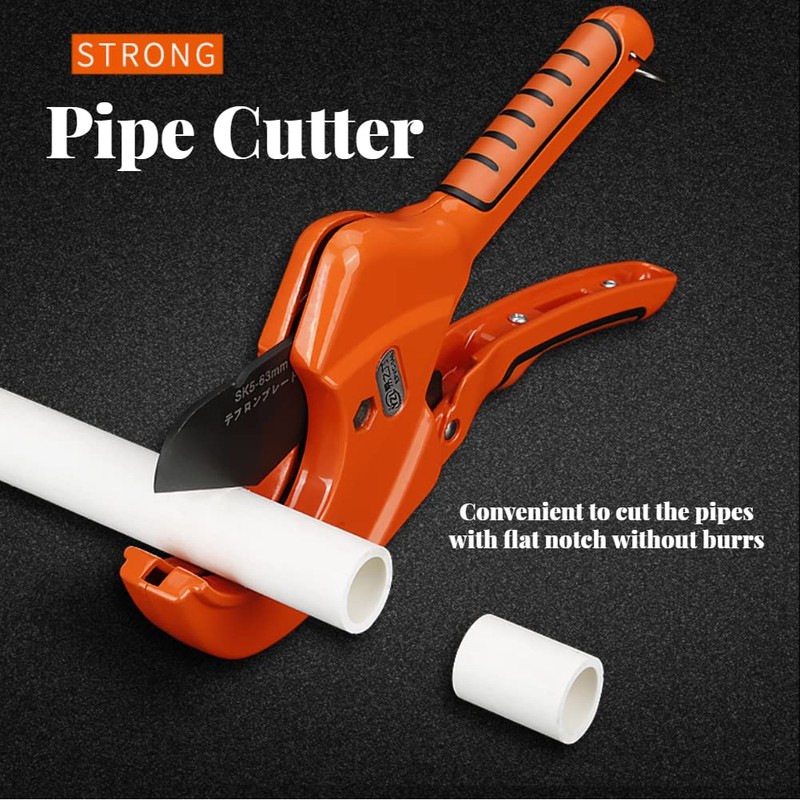 63mm Opening Gas Water Pipe Cutter Portable PVC PPR Cutting