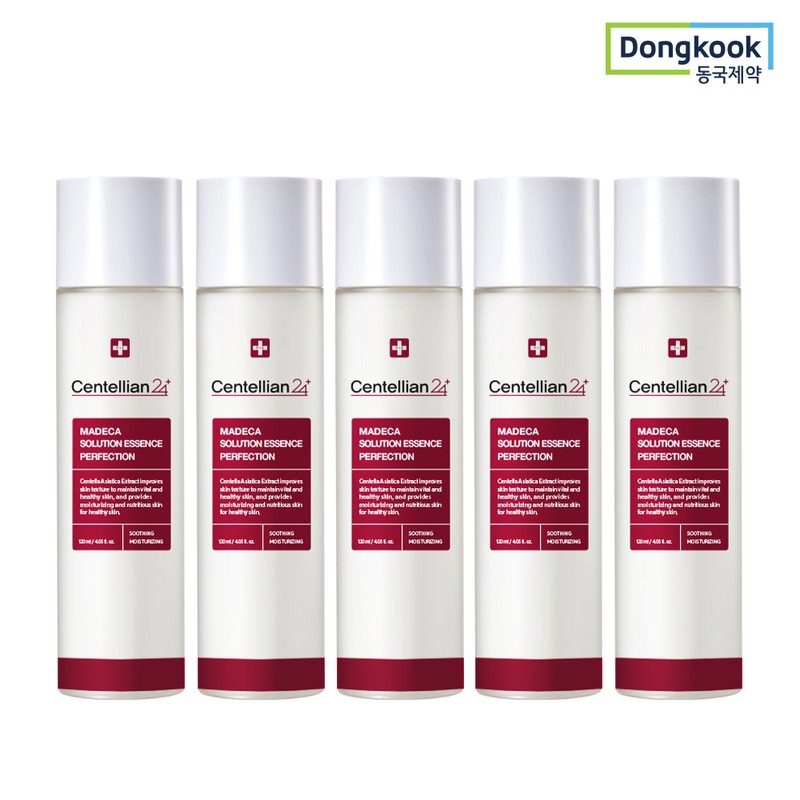 센텔리안24 마데카 솔루션 에센스 퍼펙션 120ml 5개 피부장벽 보습 진정