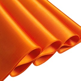 Counfeisly - Juego de 1 mantel cuadrado de satén suave y sedoso, manteles de comedor de satén para decoración de mesa de banquete de boda, comedor, uso en interiores y exteriores, 52 x 52 pulgadas,