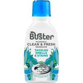 Buster Clean & Fresh Granules, 300g - Tackle Smells and Stains for Clean and Fresh Plugholes, Drains, Dishwashers and Washing Machines - Fast Acting and Lasting Results