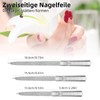 Set of 3 Nail Files High Quality 3 Sizes Two
