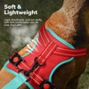 FAYOGOO Dog Harness Medium, No Pull Vest Harness with 2