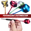 centaur 2025 Newest Dart Accessories Kit,48 Dart Flights+24 Aluminium Shafts+Sharpener+Dart