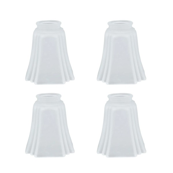 Aspen Creative 23028-4A Transitional Frosted Ceiling Fan Glass Shade.2-1/8"Fi
