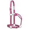 Weaver Leather 35-7374-BH Original Adjustable Nylon Halter with Chrome Plated