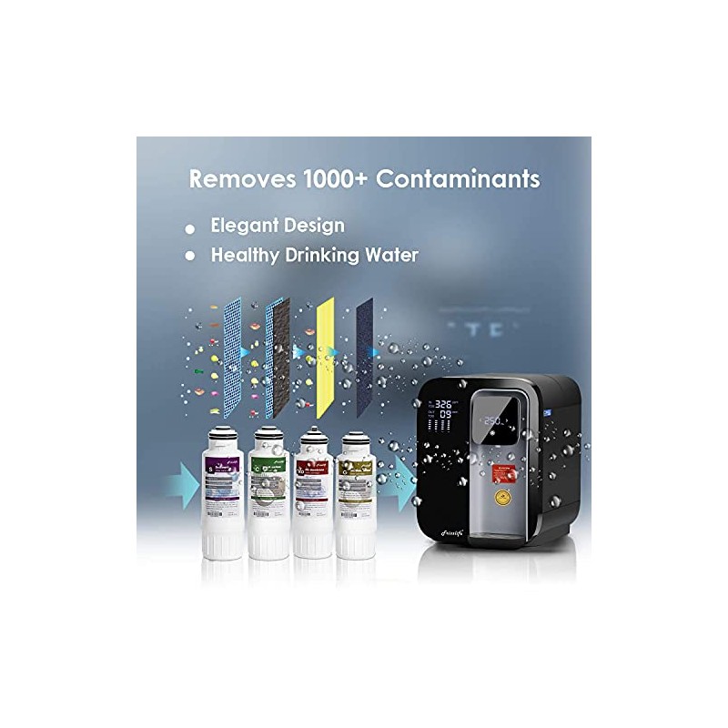 FRIZZLIFE W5006 Water Filter Replacement Cartridge For WA99 RO Reverse