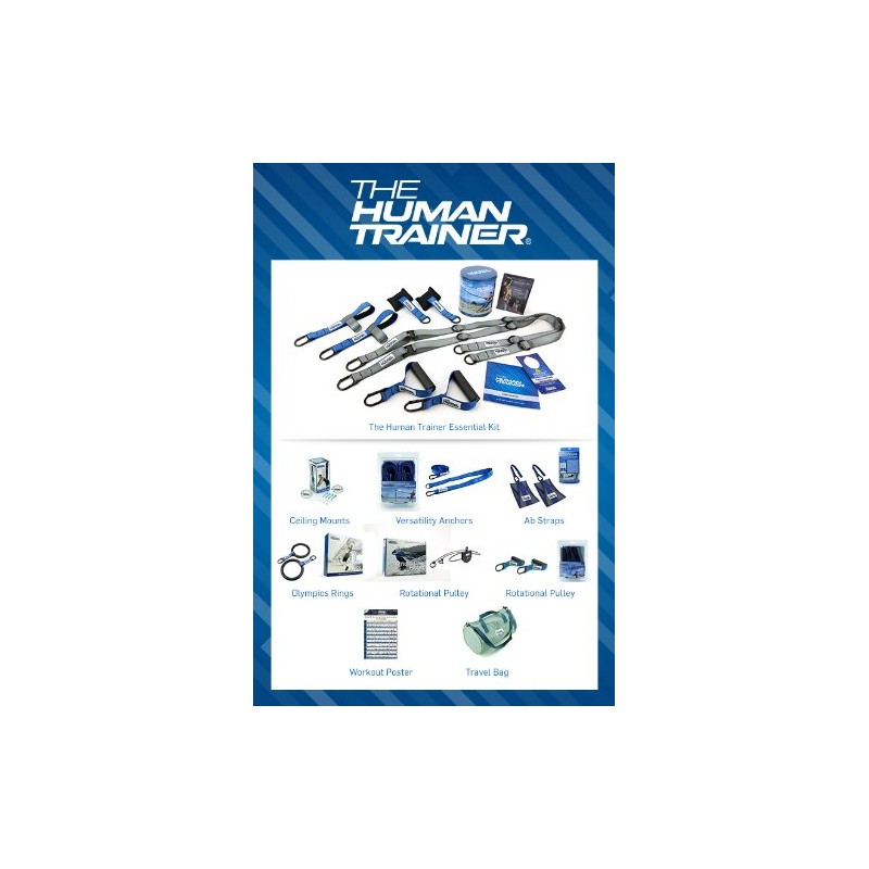 The Human Trainer - Poster | Suspension Gym Workout Poster