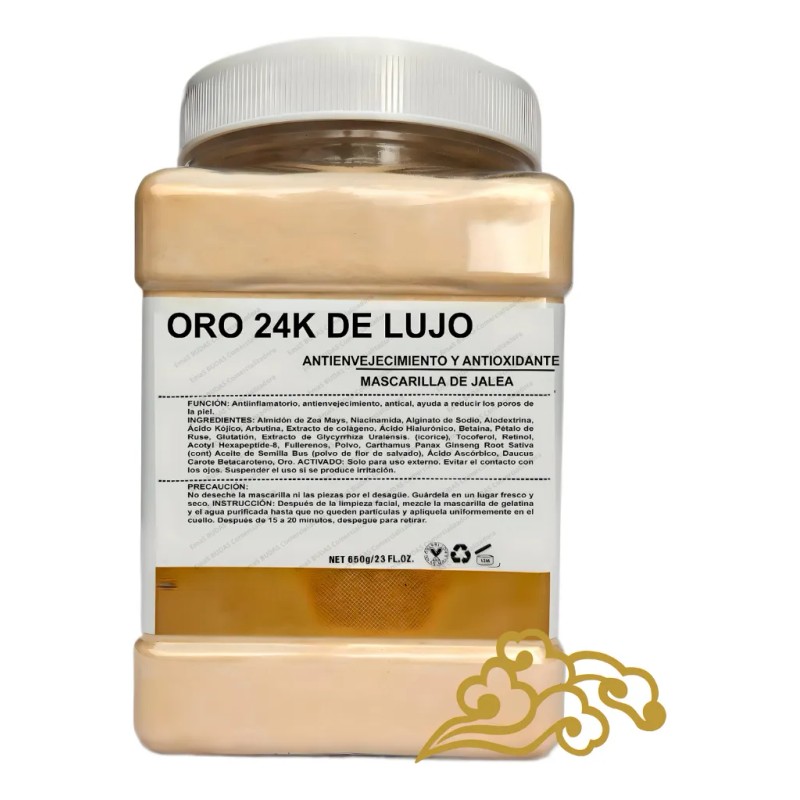 🔥 Jelly mask mascarilla oro 24k lujo antiedad hidratante 650