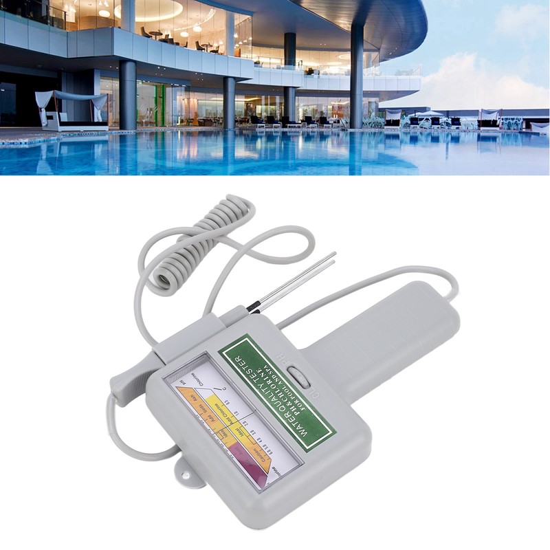 Portable PH Tester Chlorine Meter Swimming Pool Spa Water Quality