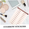NOLITOY Eyebrow Stickers for Costumes Brown Eyebrow Tint Realistic Hair-like