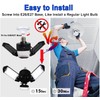 LED Garage Light, 80W 8000 Lumen Ceiling Lights with 3