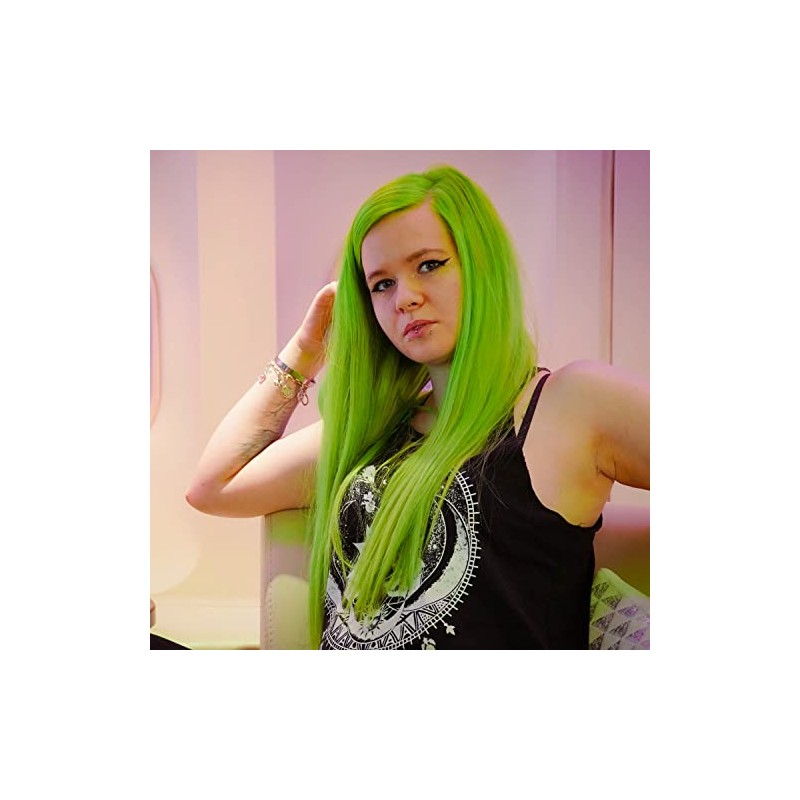 UV Green Hair Colour Headshot Radioactive Semi-Permanent Hair Dye 150