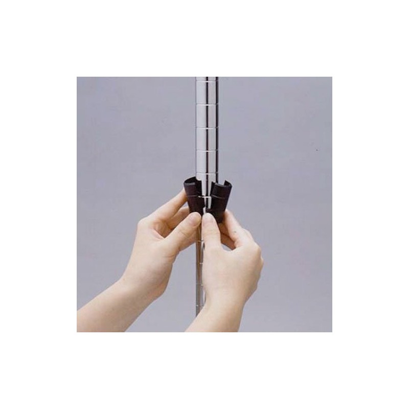 Iris Ohyama MR-4K Metal Rack, Shelf, Fixing Parts, 4 Pieces,