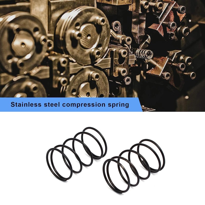 TOP-VIGOR 10Pcs Compression Spring, 1.2mm Wire Dia, 20mm OD, 30mm