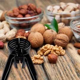 Fackelmann Knax 48277 3-in-1 Bottle Opener, Nutcracker, Metal, Black, 18.5 cm