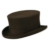 Men's Top Hat Wool Felt Hat - Brown XL