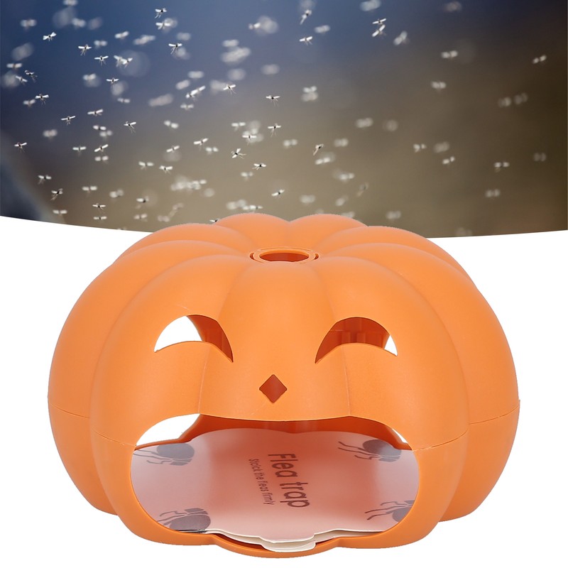 Pumpkin Shape Fleas Killer Light Trapping Mosquito Moth Insect Catcher