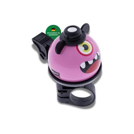 CONTEC Bike Bell Beast Pink Bike Bell 22.2mm Diameter Universal Bracket Adjustable Loud for Kids Girls Boys Aluminum