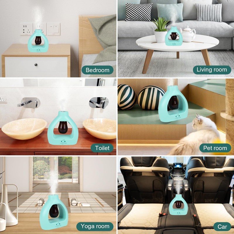 HAPPTWS Waterless Essentil Oil Diffuser Set - Cordless Diffuser 3