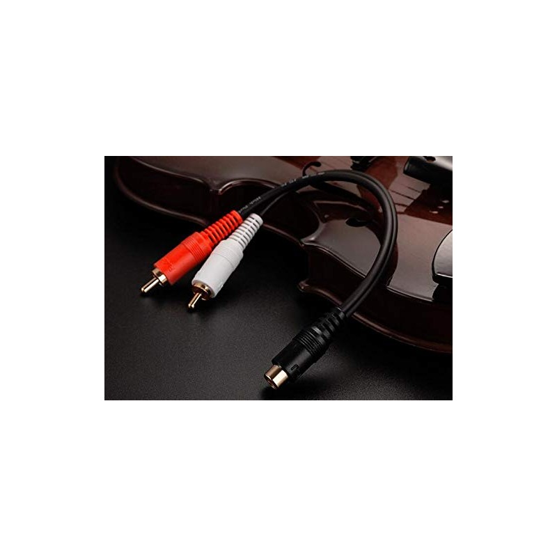 [WYVERN AUDIO #25] RCA Monaural Female to RCA Stereo Red-White