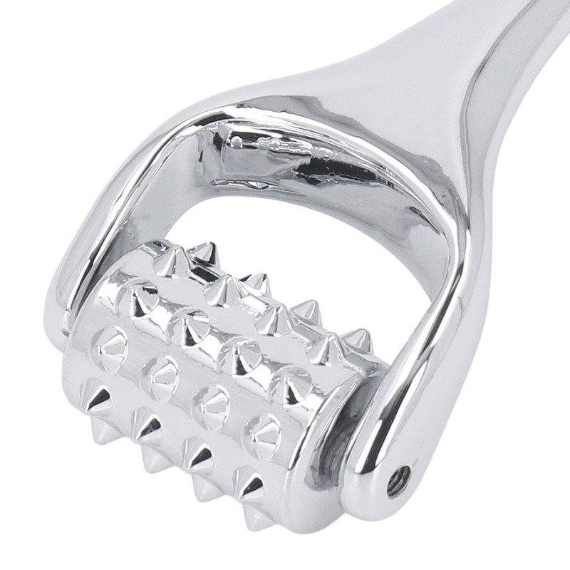 Metal Acupuncture Massage Roller Muscle Relaxing Improve Circulation Handheld Acupoint