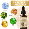 Weihrauchöl, Frankincense Oil for Face, Kommt mit 1 Massagestab, Feuchtigkeitsspendend,