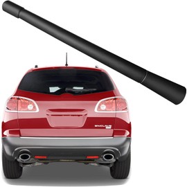 RooFox 7 Inch Antenna Replacement for Buick Enclave (2008-2017), Black Vehicle Antenna