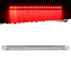 Partsam Submersible 17" Clear Lens Red 23 LED Trailer Truck