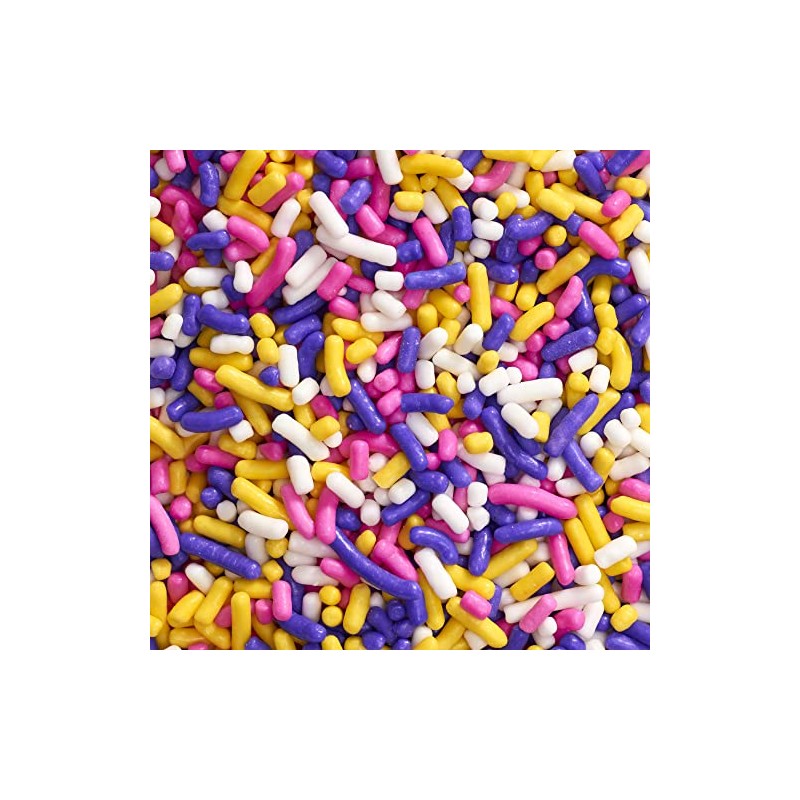DecoPac Pastel Rainbow Sprinkles | Extra Large 26oz Pack |