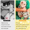 Unbranded 27.6" X 27.6" Cat Grooming Wrap Self-Adherent Anti-Scratch Swaddle