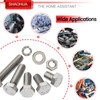 M5 M6 M8 Nuts and Bolts Assortment Kit 12mm-40mm, Metric