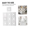 OUNONA 10 Pack Square Washers Set Flat Stainless Steel Washers