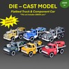 Elementoy Flatbed Tow Truck Toy Rollback 1:64 Scale Diecast Model
