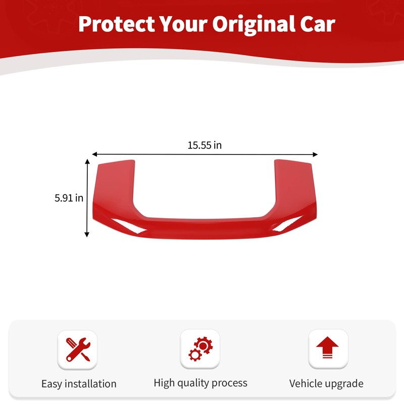 JOSHELA for RAM Center Dashboard Storage Bin Trim Cover Fit