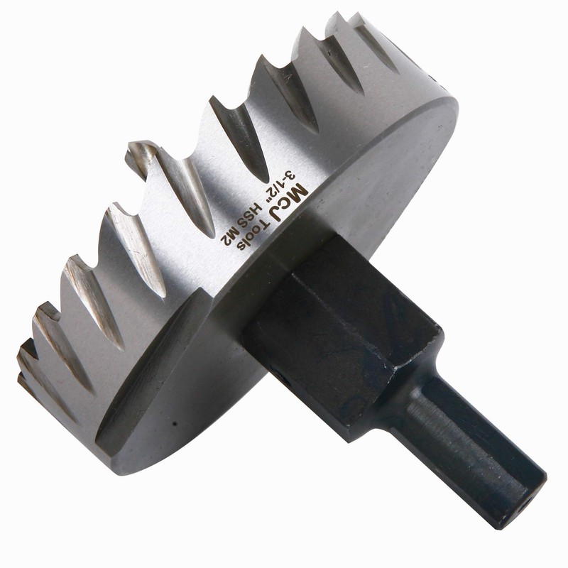 McJ Tools 3-1/2 Inch HSS M2 Drill Bit Hole Saw