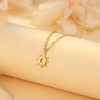 Ieftop Gold Necklace for Women, 14K Gold Plated Dainty Gold
