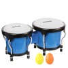Soulmate Bongo Drum 4'' and 5'' Set for Adults Beginners,