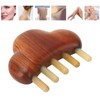 Rosewood Meridian Comb Wide Comb Teeth Reduce Stress Wooden Scalp
