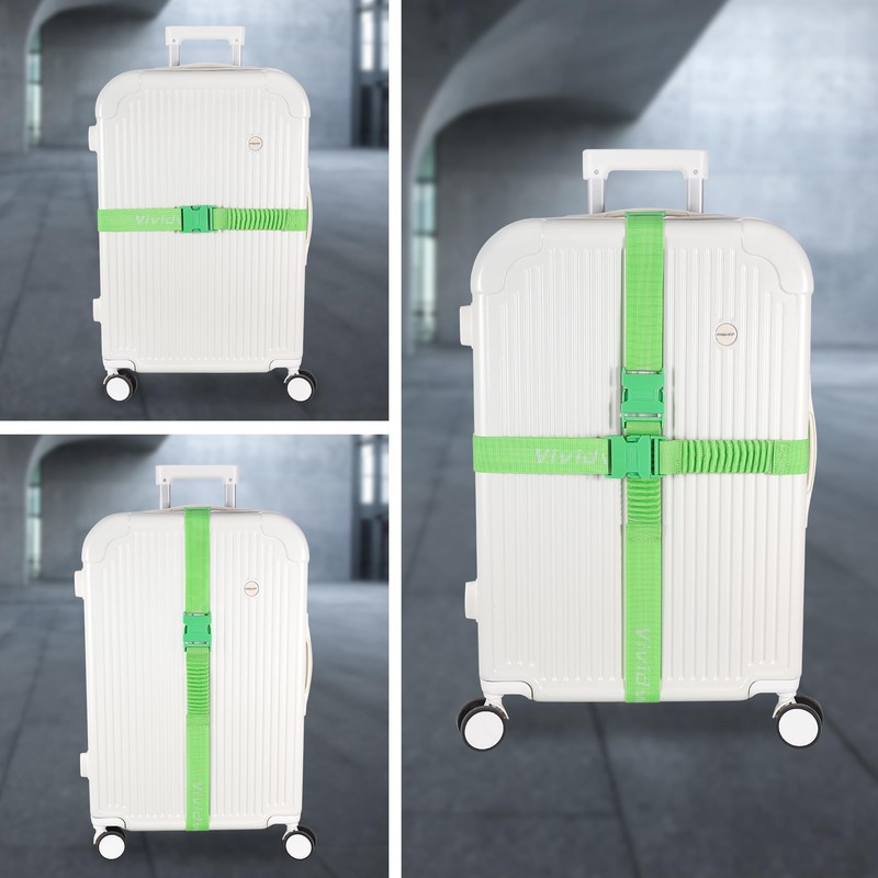 Vividwise Luggage Straps, Luggage Straps for Suitcases TSA Approved with