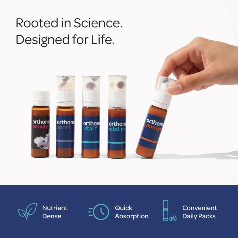 Orthomol Vital M – Daily Multivitamin for Men, Vitamins A,