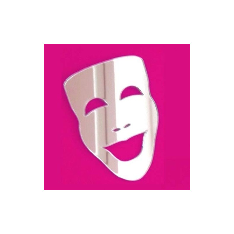 Super Cool Creations Theatre Masks - Tragedy & Comedy Mirrors