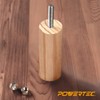 POWERTEC QHB1001 Hanger Bolts 5/16-18 x 3 Inch, 50 Pack