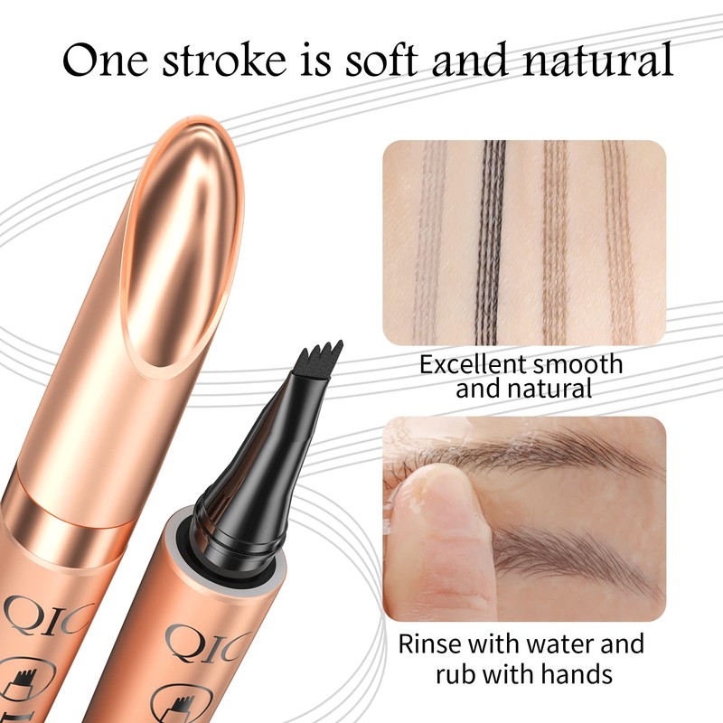 ObiPosay Waterproof Gray Eyebrow Microblading Pen - Four Point Brow