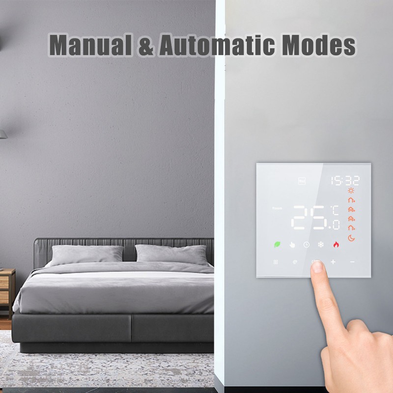 Smart Thermostat 3A Digital Programmable LCD Display Touchscreen Underfloor Heating
